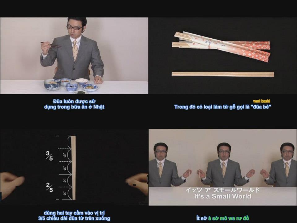 Cách dùng đũa (há sì) Nhật Bản