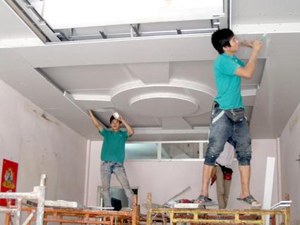 Tuyển gấp 9 nam làm trần thạch cao, nội thất tại Tokyo Nhật Bản