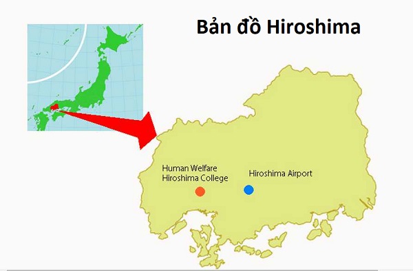 Địa chỉ tải về Bản đồ Tỉnh Hiroshima Nhật Bản Miễn phí mới nhất