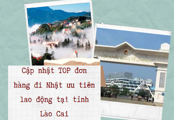 Cập nhật TOP 10 đơn hàng đi Nhật ưu tiên lao động tại tỉnh Lào Cai