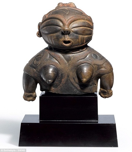 bức tượng cổ Nhật Bản có giá bán 34 tỷ đồng