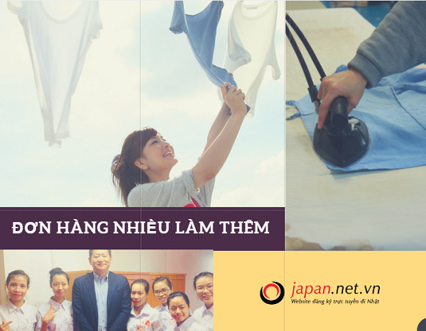 HOT tuyển 24 Nam/nữ đơn hàng giặt là tại Nara PHÍ CỰC THẤP