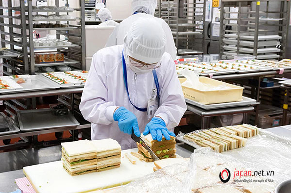 Tuyển gấp 70 nữ đơn hàng làm bánh sandwich tại Aichi Nhật Bản, nhiều làm thêm