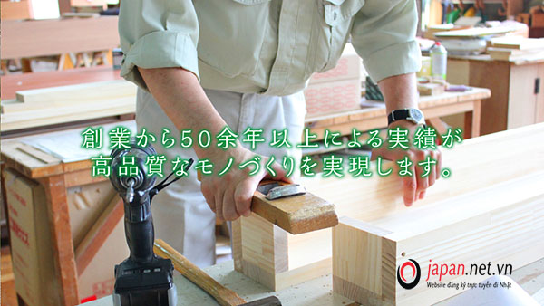 Tuyển 15 Nam đơn hàng mộc nội thất tại Hokkaido, lương cao như kỹ sư