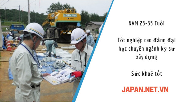 HOT Tuyển 30 Kỹ sư hạ tầng xây dựng tại Nhật Bản phí cực thấp