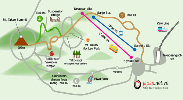 Bạn đã biết cách đi đến núi takao ngắm lá đỏ mùa thu này
