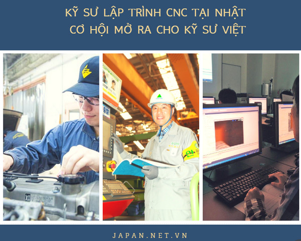 kỹ sư lập trình CNC tại Nhật