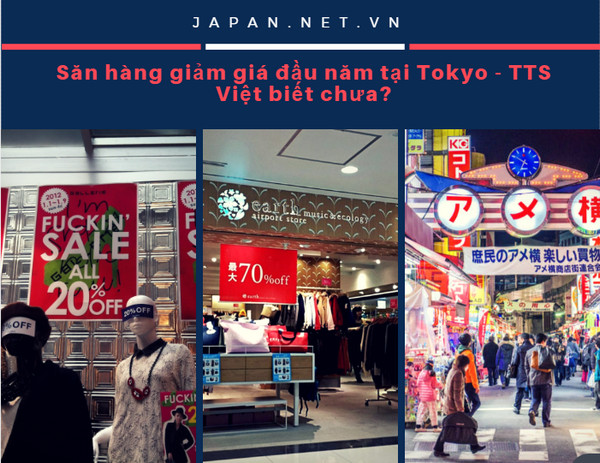 Săn hàng giảm giá đầu năm tại Tokyo - TTS Việt biết chưa?